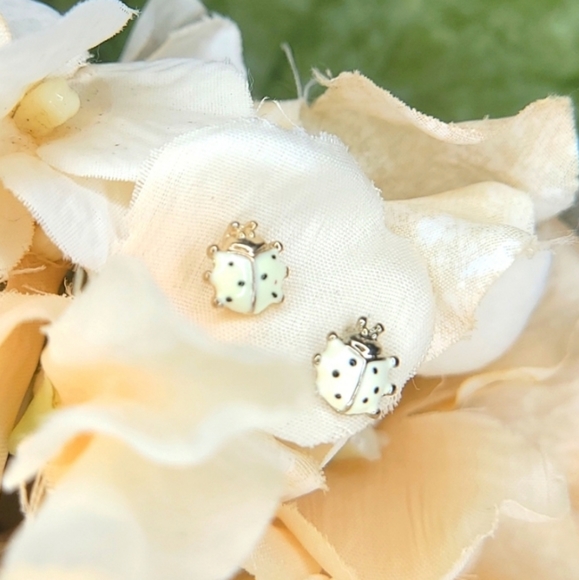 Ladybug earrings - Picture 2 of 6